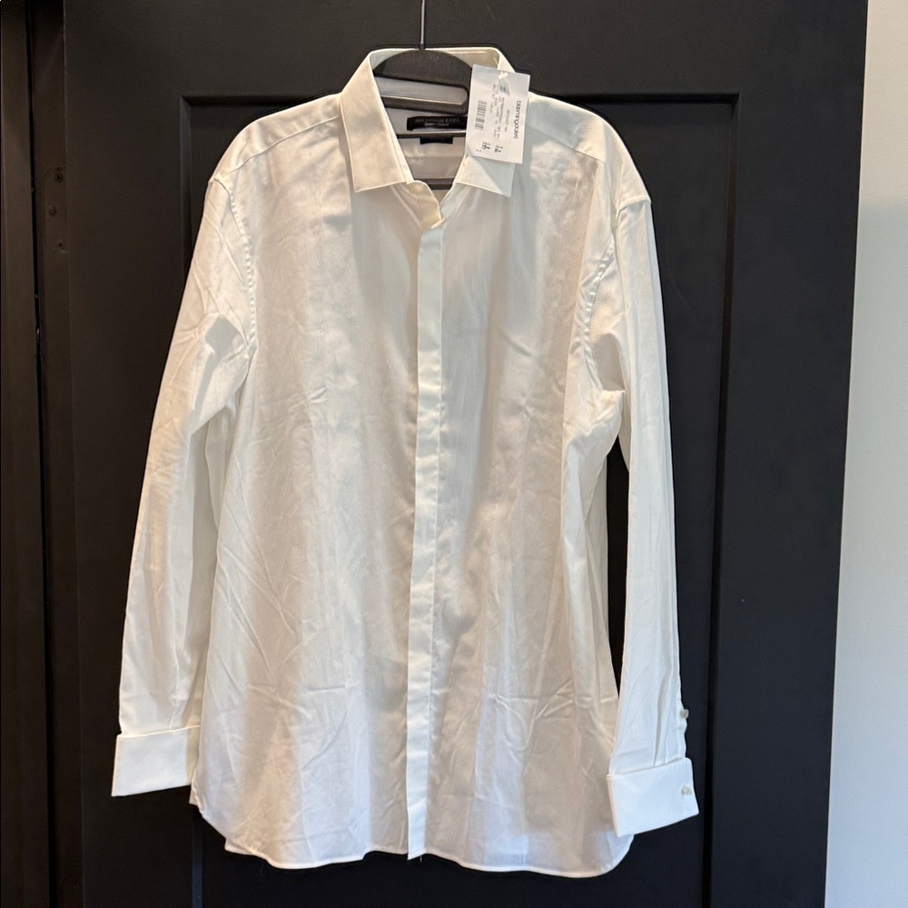 John Varvatos Elegant Cream Dress Shirt